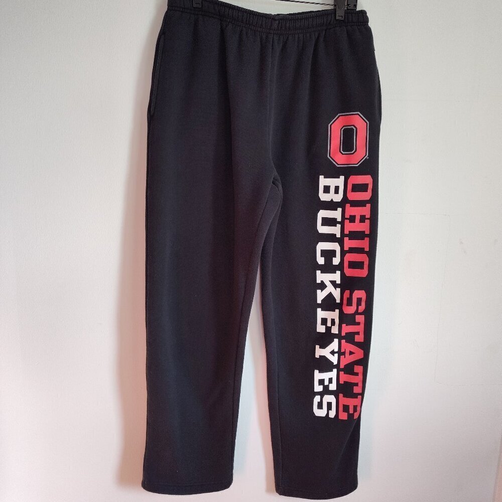 Ladies SZ M Jansport Black OSU Fleece Joggers